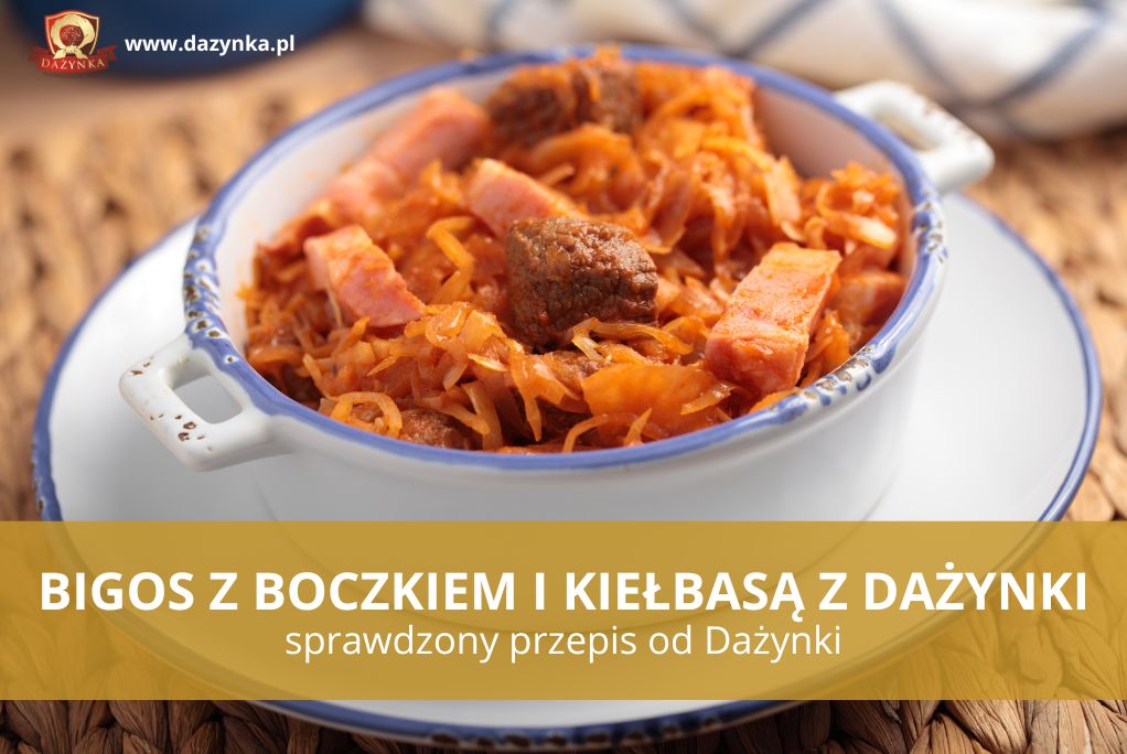 Bigos Drohicki z boczkiem i kiełbasą