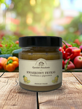 Kwaskowy Frykas - Konfitura z pigwowca 210 g -  Ogródek Dziadunia