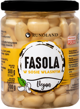 Fasola w sosie własnym 500 g - Runoland