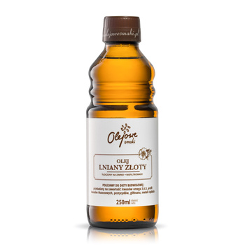 Olej Lniany Złoty 250ml - Olejowe Smaki