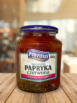 Papryka czerwona marynowana 600 g