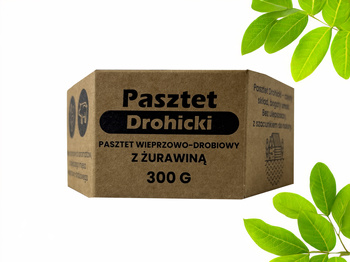 Pasztet Drohicki z żurawiną w konserwie – tradycyjny smak z owocową nutą - 300 g