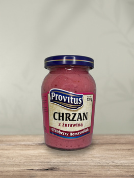 Chrzan z żurawiną 170 g - Provitus