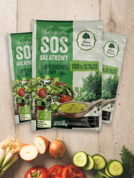 Sos sałatkowy koperkowo-ziołowy EKO - Dary Natury