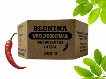 Słonina Wojskowa Nadbużańska CHILI 300 g - konserwa