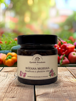 Różana Mgiełka - Konfitura z płatków róży 240 g