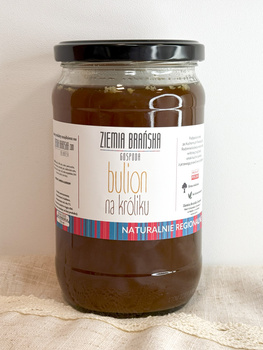 Bulion z królika bez konserwantów 700 ml - Ziemia Brańska