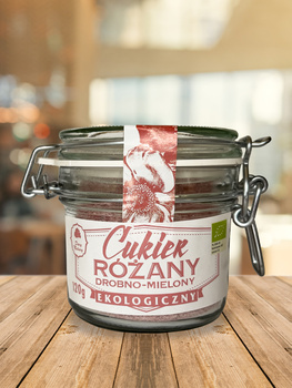 Cukier Różany EKO drobnomielony 150 g - Dary Natury