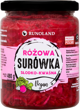 Surówka różowa słodko-kwaśna 540 ml - Runoland