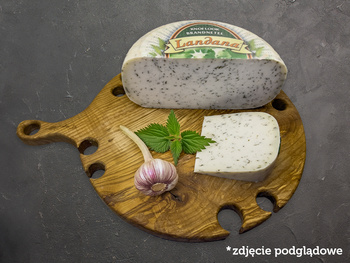 Ser kozi z pokrzywą i czosnkiem holenderski oryginalny - ok. 290 g