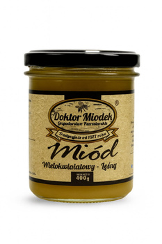 Miód wielokwiatowy leśny 400 g - Doktor miodek