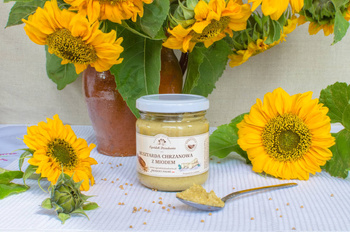 Musztarda chrzanowo - miodowa 210 g - Ogródek Dziadunia