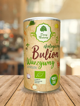 Bulion warzywny w proszku EKO 200 g - Dary Natury