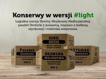 ŁAGODNY zestaw konserw 12 sztuk