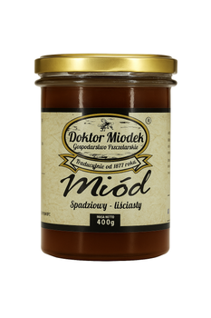 Miód spadziowy liściasty 400 g - Doktor Miodek
