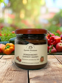 Koncentrat pomidorowy - Pomidorowy Zawrót Głowy 190 g-  Ogródek Dziadunia