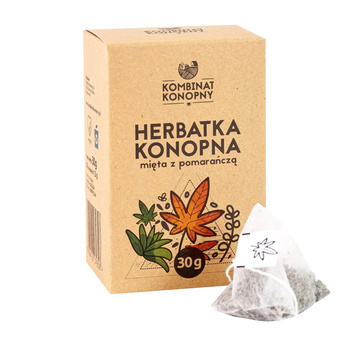 Herbatka Konopna mięta z pomarańczą - Kombinat Konopny