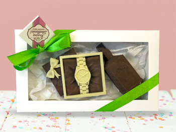 Zestaw męski czekoladowy ręcznie robiony - Kraina Słodkości