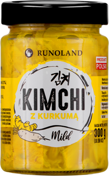 Kimchi MILD Vegan z kurkumą 300 g - Runoland