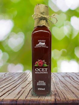 Ocet malinowy 250 ml - Pasieka Podlaska Tradycja
