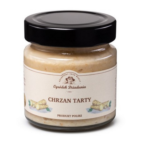Chrzan tarty 210g Ogródek Dziadunia