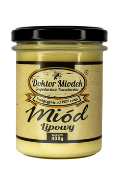 Miód Lipowy 400 g - Doktor Miodek