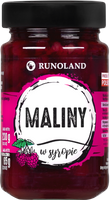 Maliny w syropie 230 g - Runoland