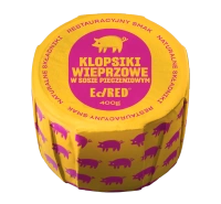 Klopsiki wieprzowe z sosie pieczeniowym 400g Ed Red