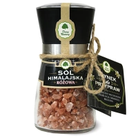 Sól himalajska różowa w młynku 180 g - Dary Natury