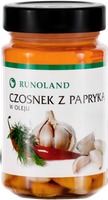Czosnek z papryką w oleju  210 g - Runoland