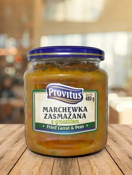 Marchewka zasmażana z groszkiem 480 g