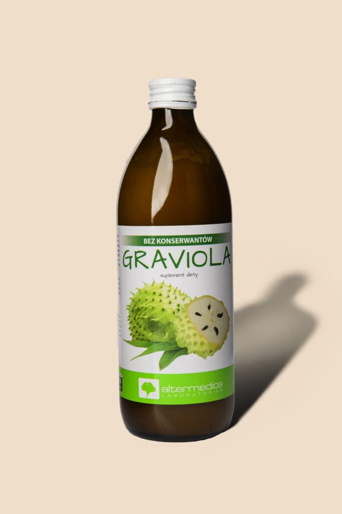 Puree Graviola sok naturalny - 500 ml - Altermedica