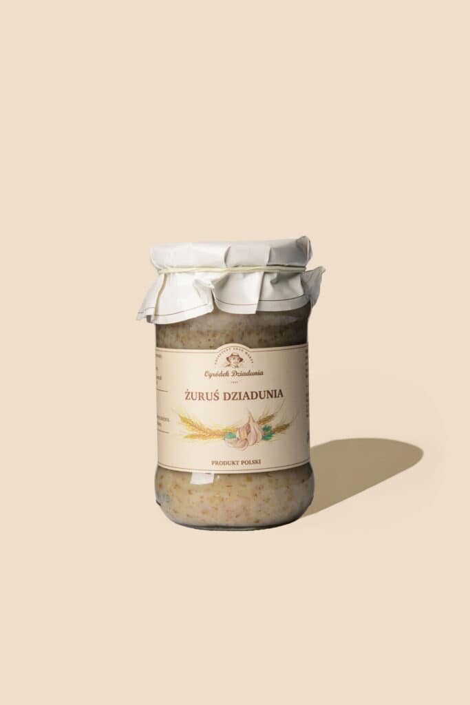 Żuruś Dziadunia - pasteryzowany zakwas naturalny - 330 g - Ogródek Dziadunia