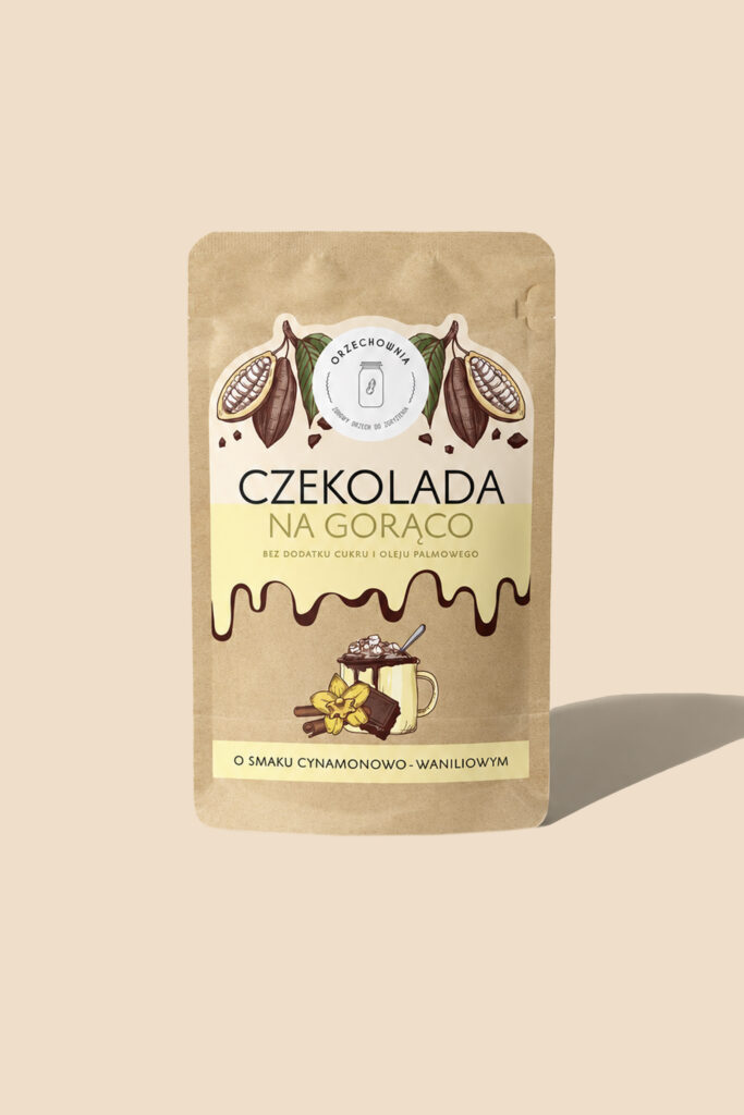 Czekolada na gorąco cynamon-wanilia 180 g - Orzechownia