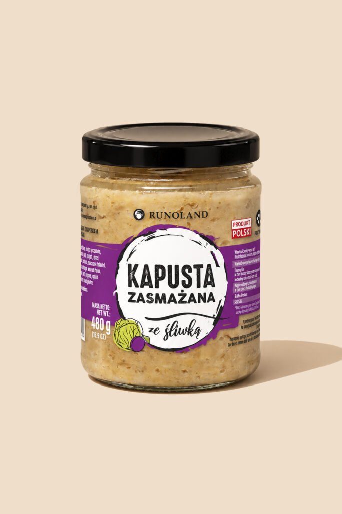 Kapusta zasmażana ze śliwką 480 g - Runoland