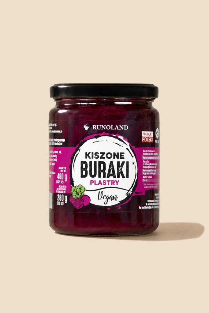 Kiszone buraki plastry 480 g - Runoland