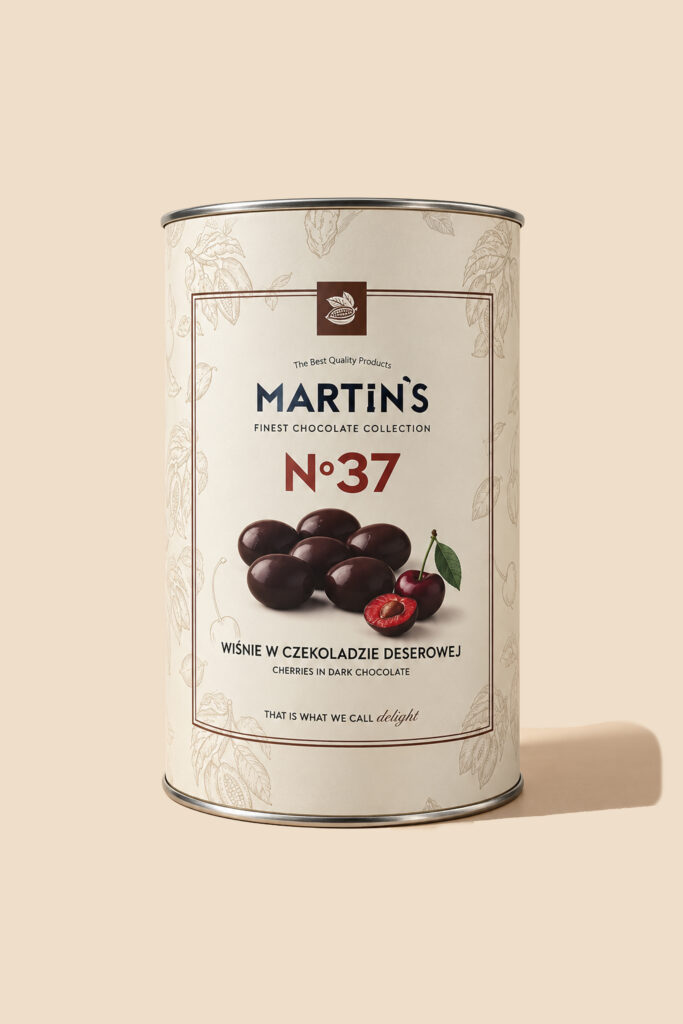 Tuba - Wiśnia w czekoladzie deserowej No37 150 g - Martin's