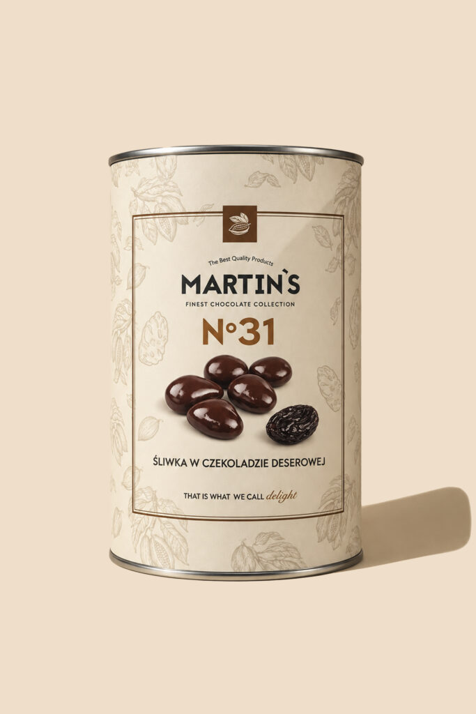 Tuba - Śliwka w czekoladzie deserowej No31 150 g - Martin's